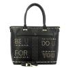 Shopping Bag Paprica studded-BLACK-UN