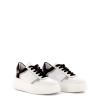 Twin Set Sneakers in pelle con dettaglio a contrasto Bianco Off White Nero - 2