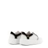 Twin Set Sneakers in pelle con dettaglio a contrasto Bianco Off White Nero - 3