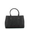 Tote Bag Quilted Studs-NERO-UN