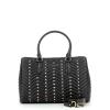 Tote Bag Quilted Studs-NERO-UN